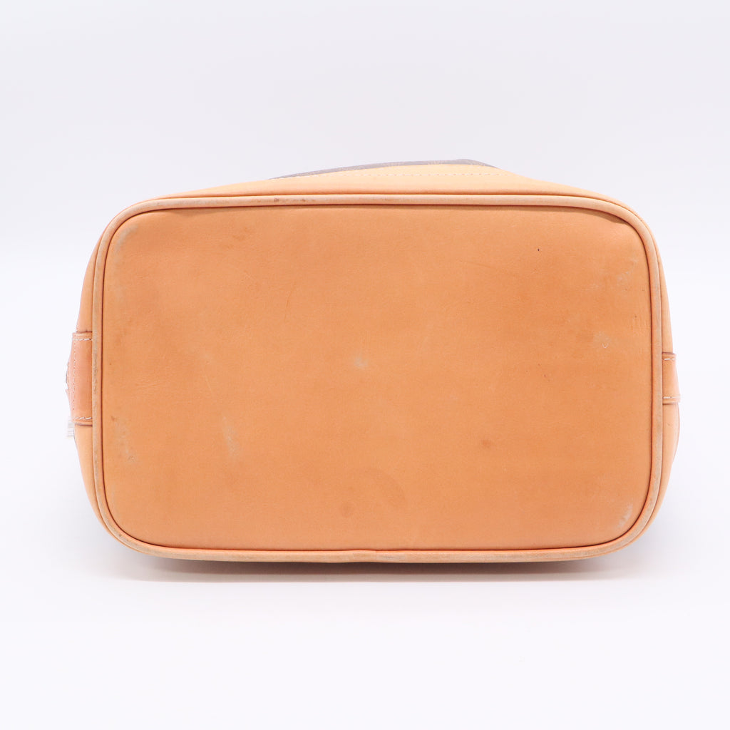 Canvas and Leather Shoulder bag Brown Vintage Twins LDJ3086