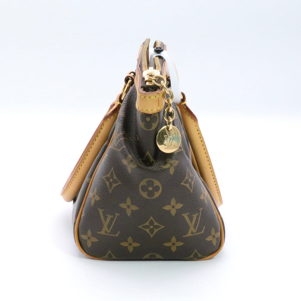 Tivoli PM Handbag Brown Monogram twins