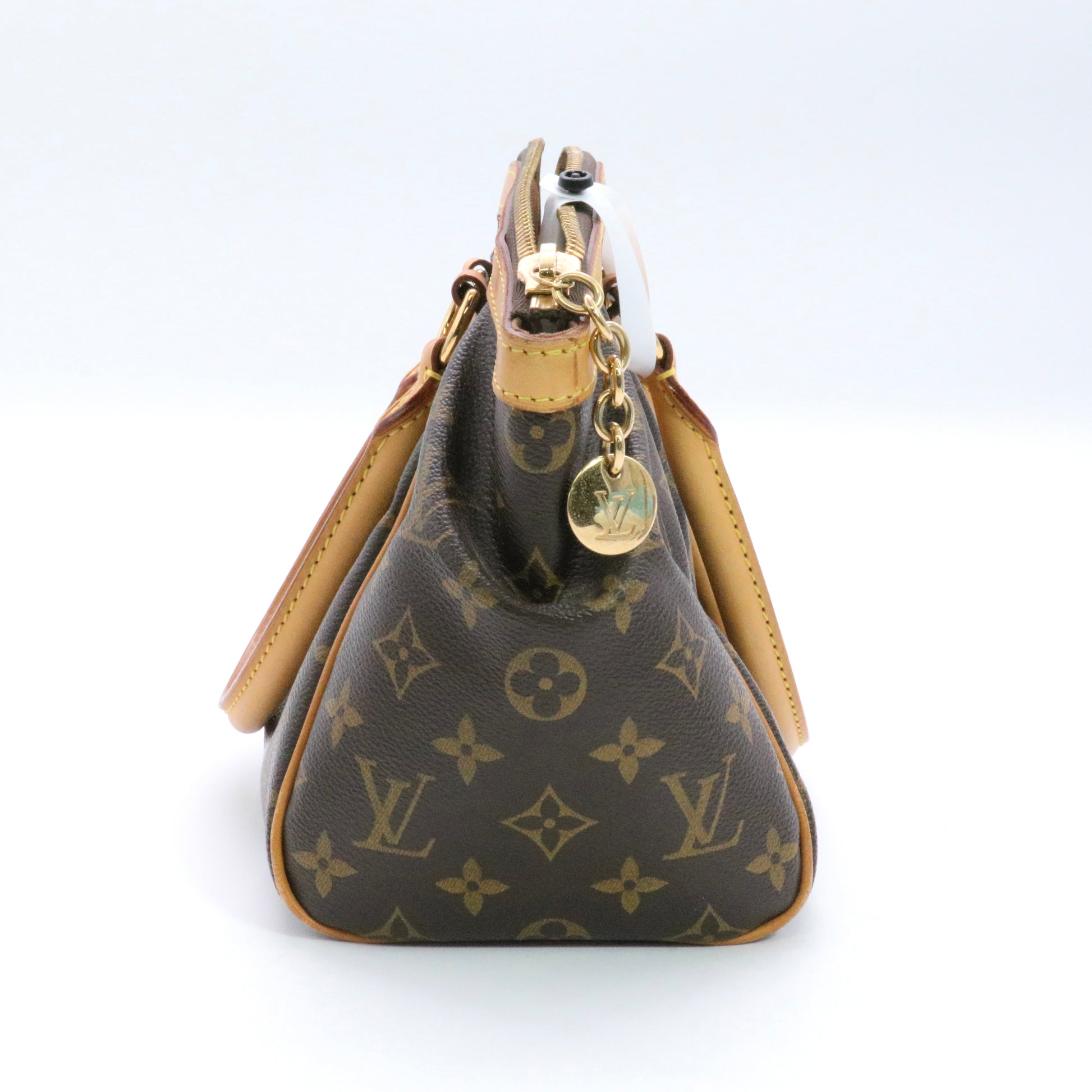 Tivoli PM Handbag Brown Monogram twins
