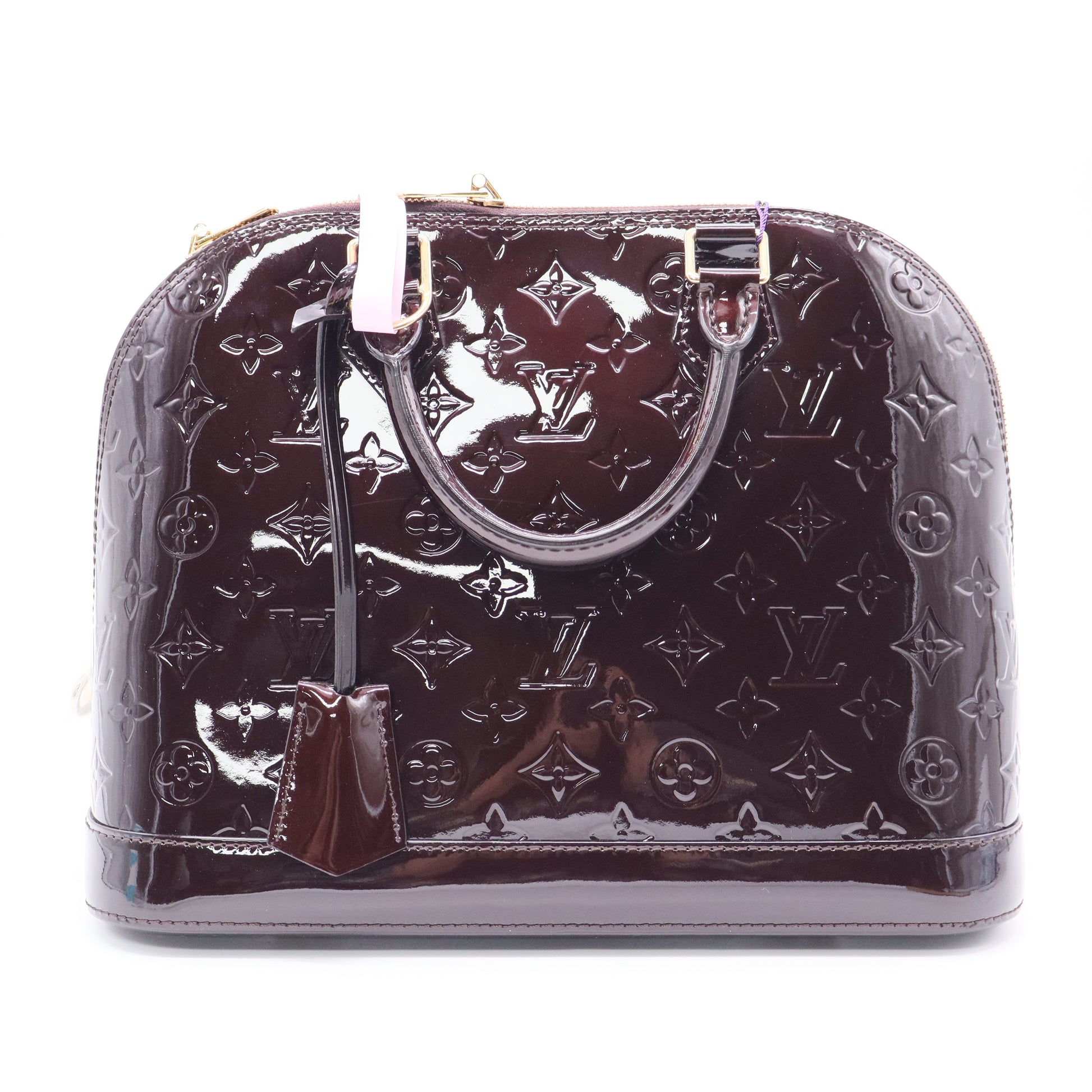 Alma Handbag Monogram Vernis PM Twins LDJ3085