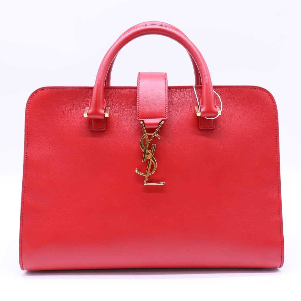 Saint Laurent Cabas Bag Leather Small Twins LDJ4307