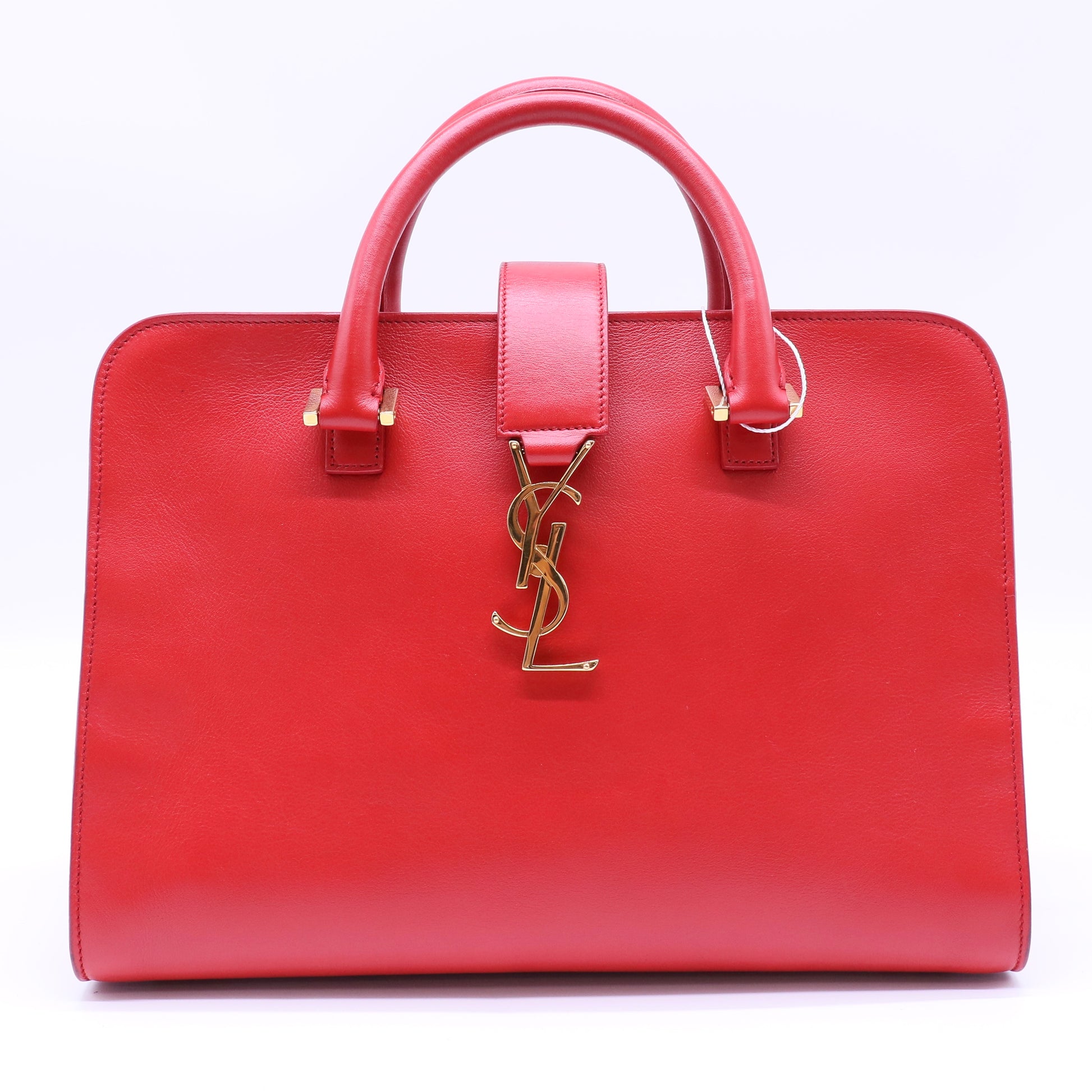 Saint Laurent Cabas Bag Leather Small Twins LDJ4307