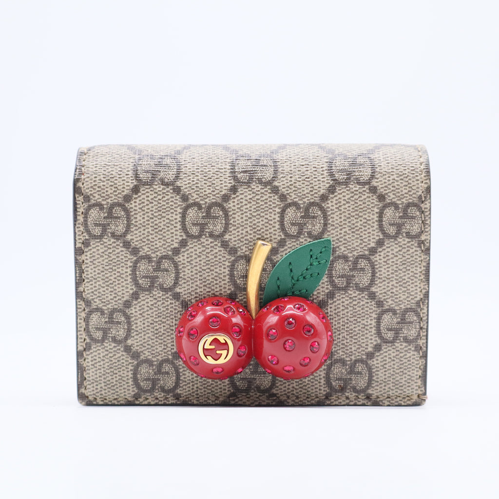 GG Supreme Cherries Card Case W20353