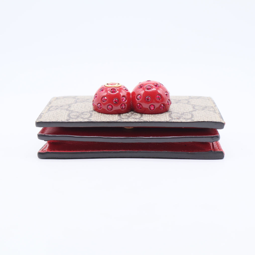 GG Supreme Cherries Card Case W20353