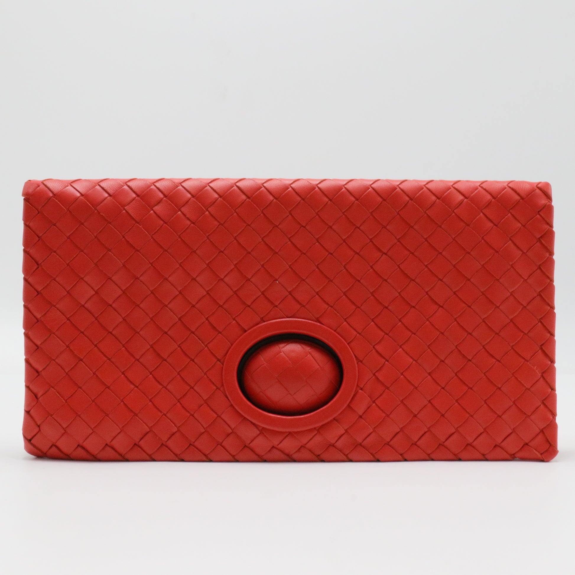 Intrecciato Turnlock Clutch