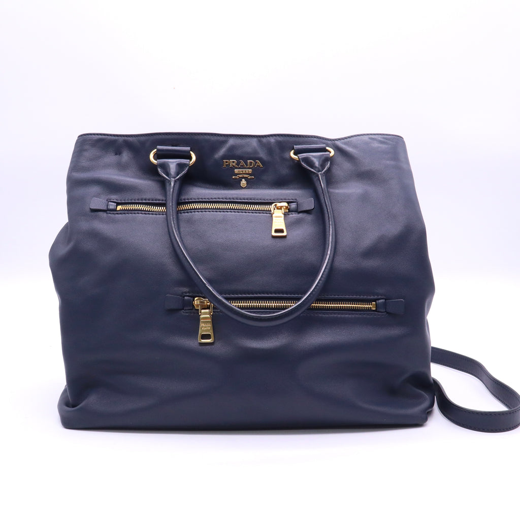Prada Soft Calf Leather Shoulder Bag Twins B21167