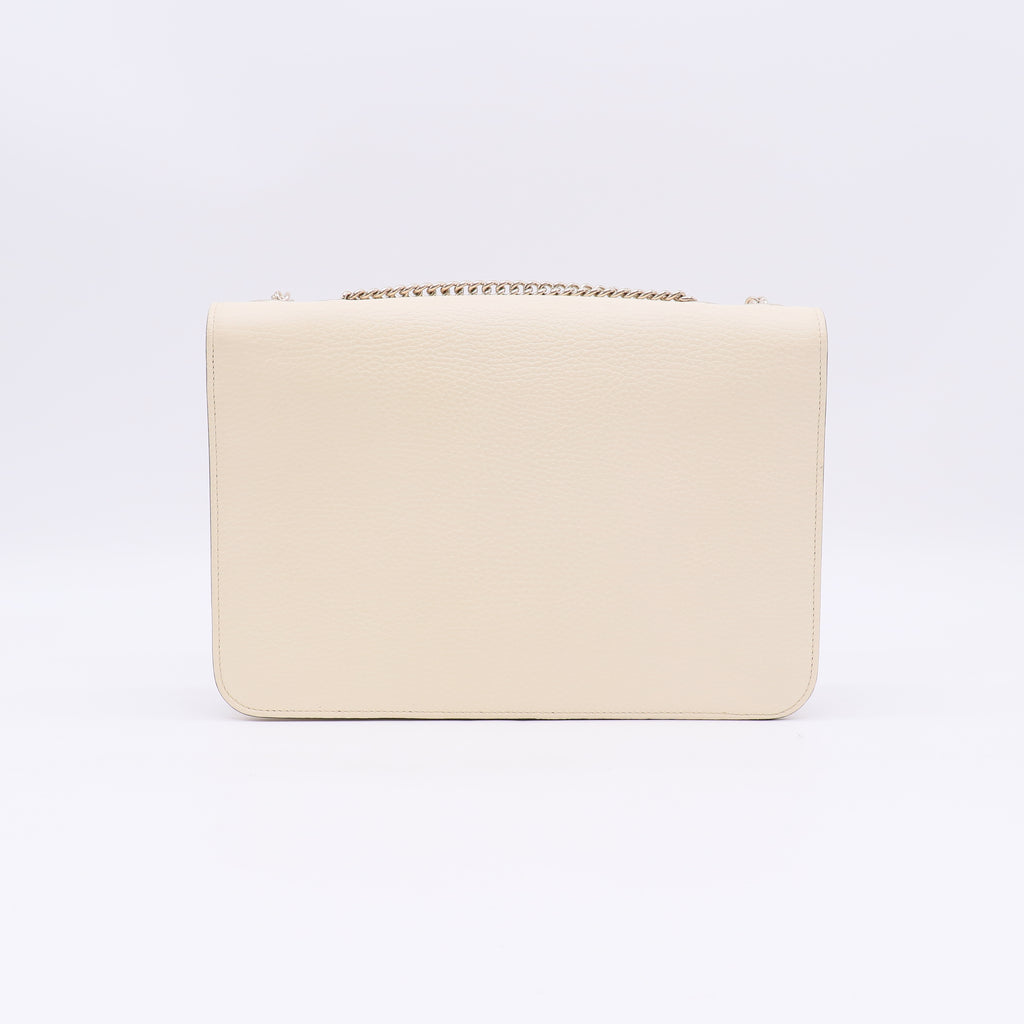 Gucci Medium Dollar Calfskin Interlocking G Chain Flap Bag B23601