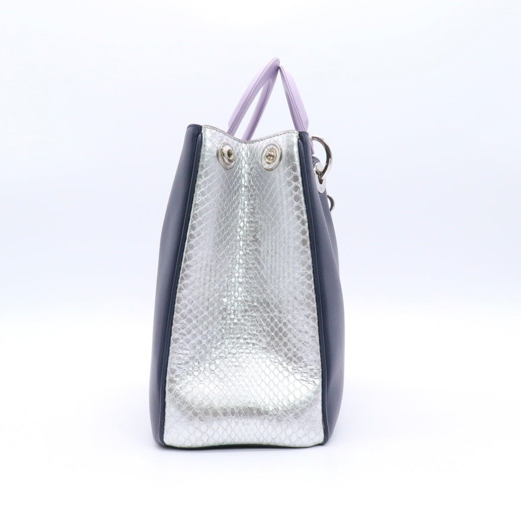 Diorissimo Tote Pebbled Leather Medium Twins