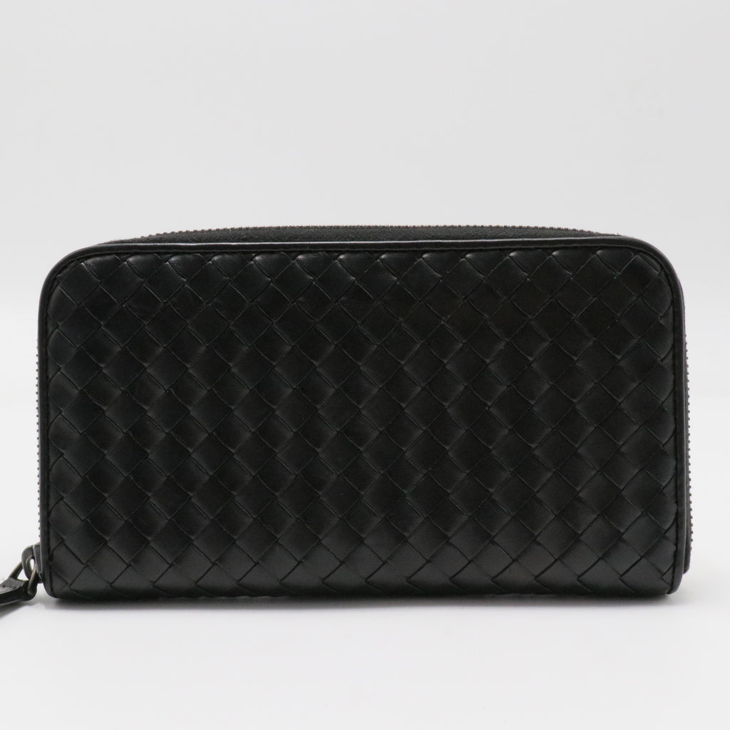 Zip Around Wallet Intrecciato Nappa Long