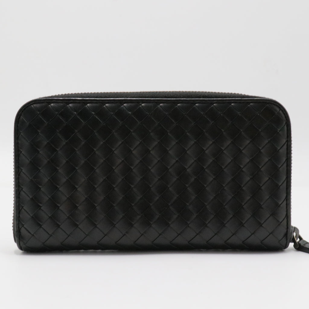 Zip Around Wallet Intrecciato Nappa Long