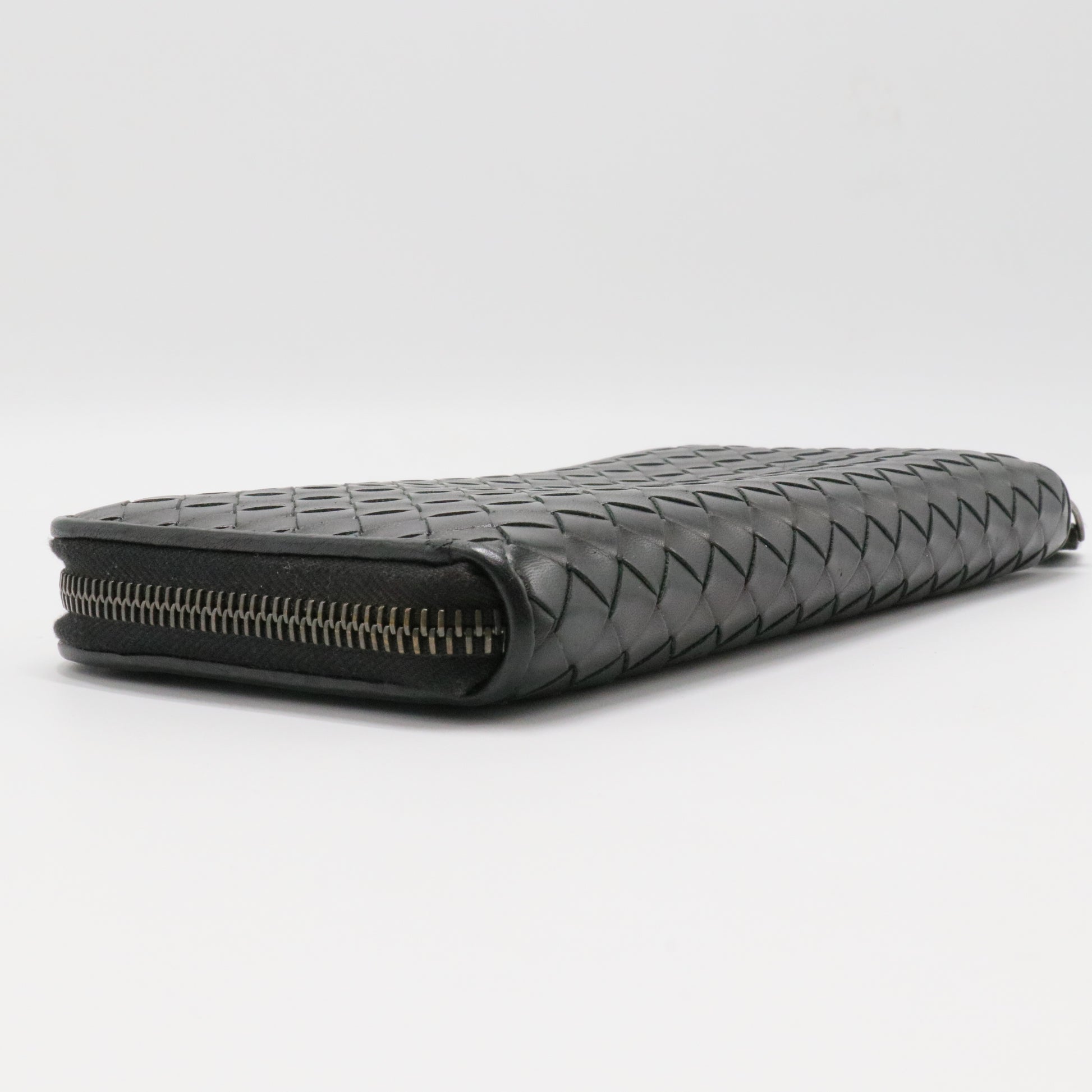 Zip Around Wallet Intrecciato Nappa Long