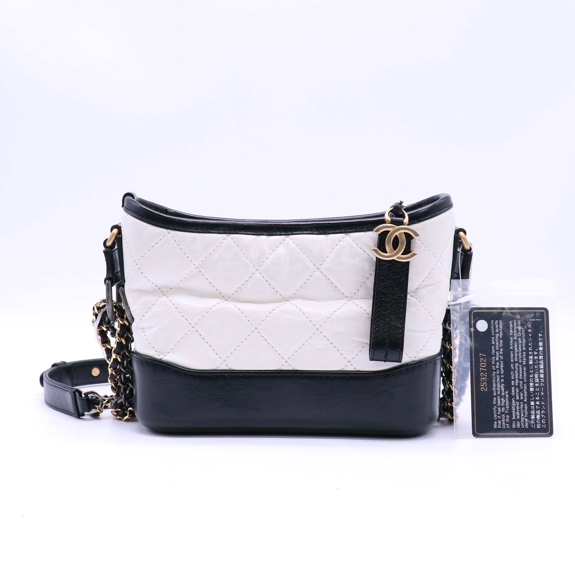 Gabrielle  Quilted Balck and White Small Twins LDJ4499