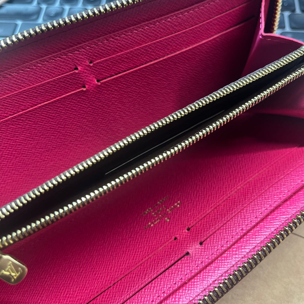 Monogram Canvas Wallet Rose Ballerine twins