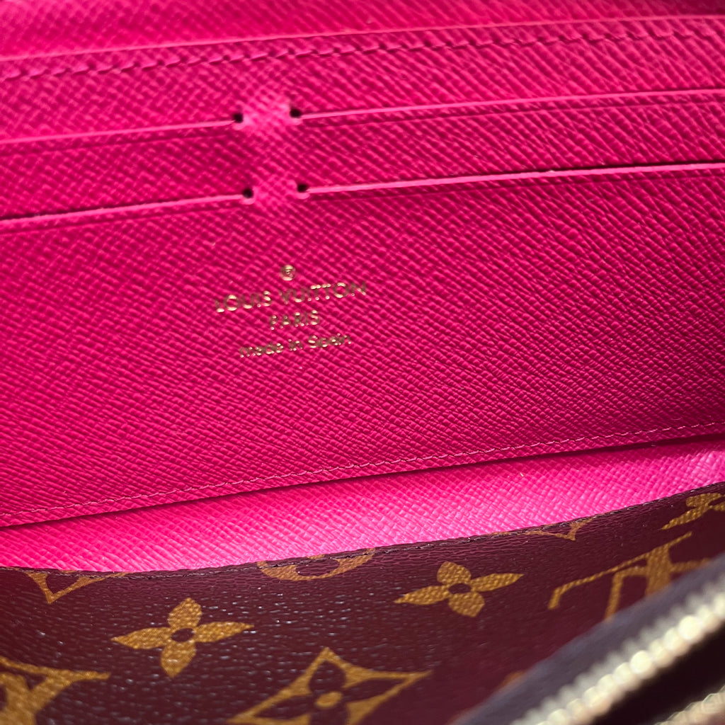 Monogram Canvas Wallet Rose Ballerine twins