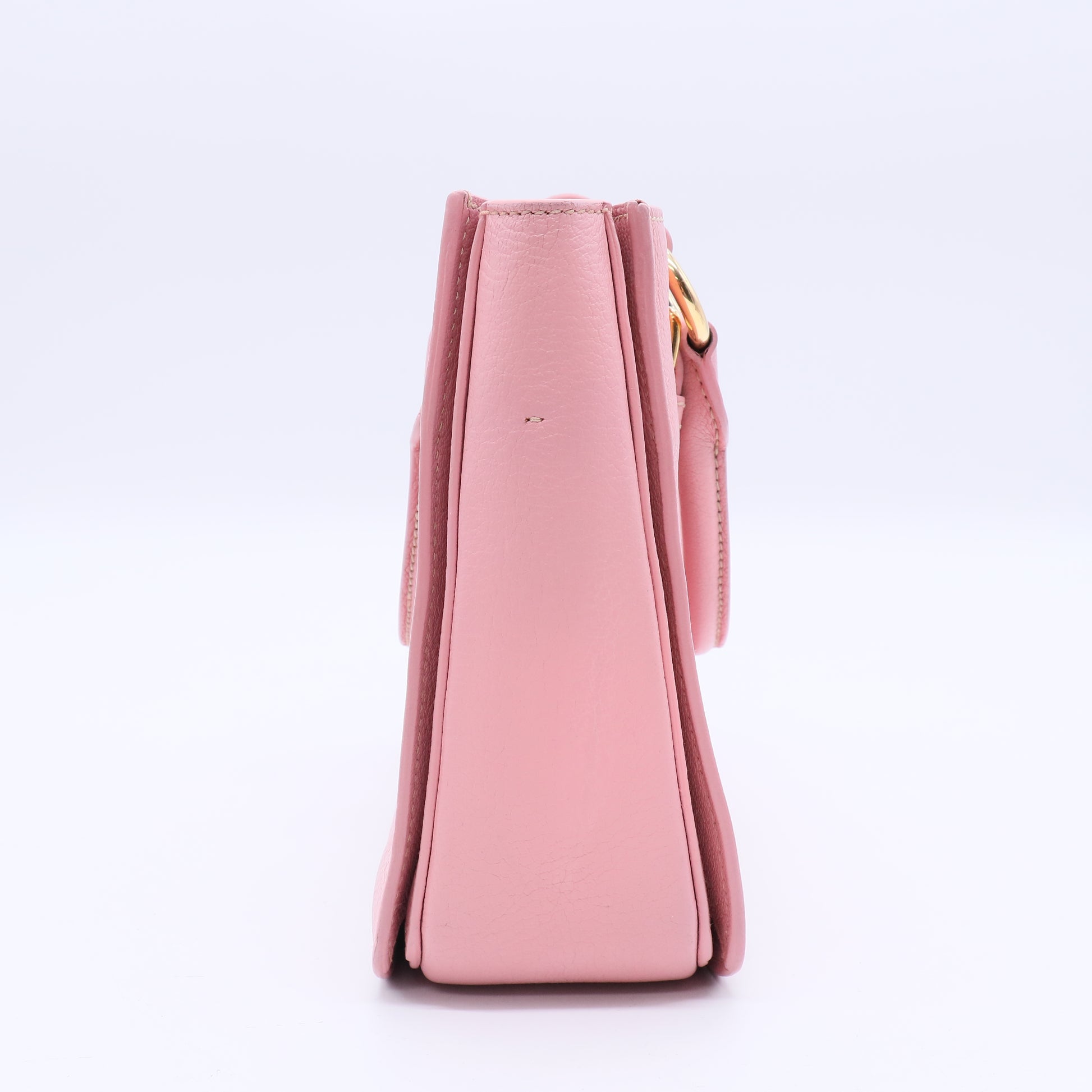 Miu Miu Pink Madras Leather Top Handle Bag Twins B21150