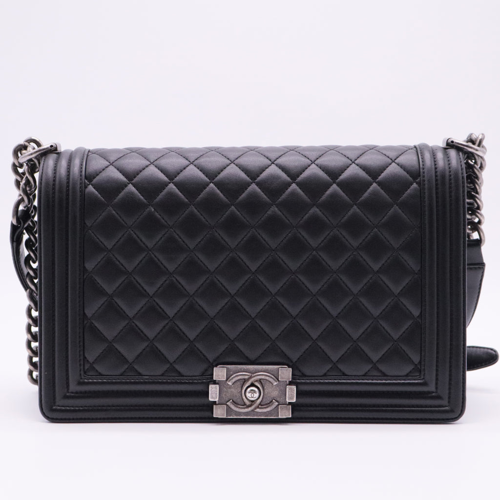 Boy Flap Bag Quilted Lambskin Medium