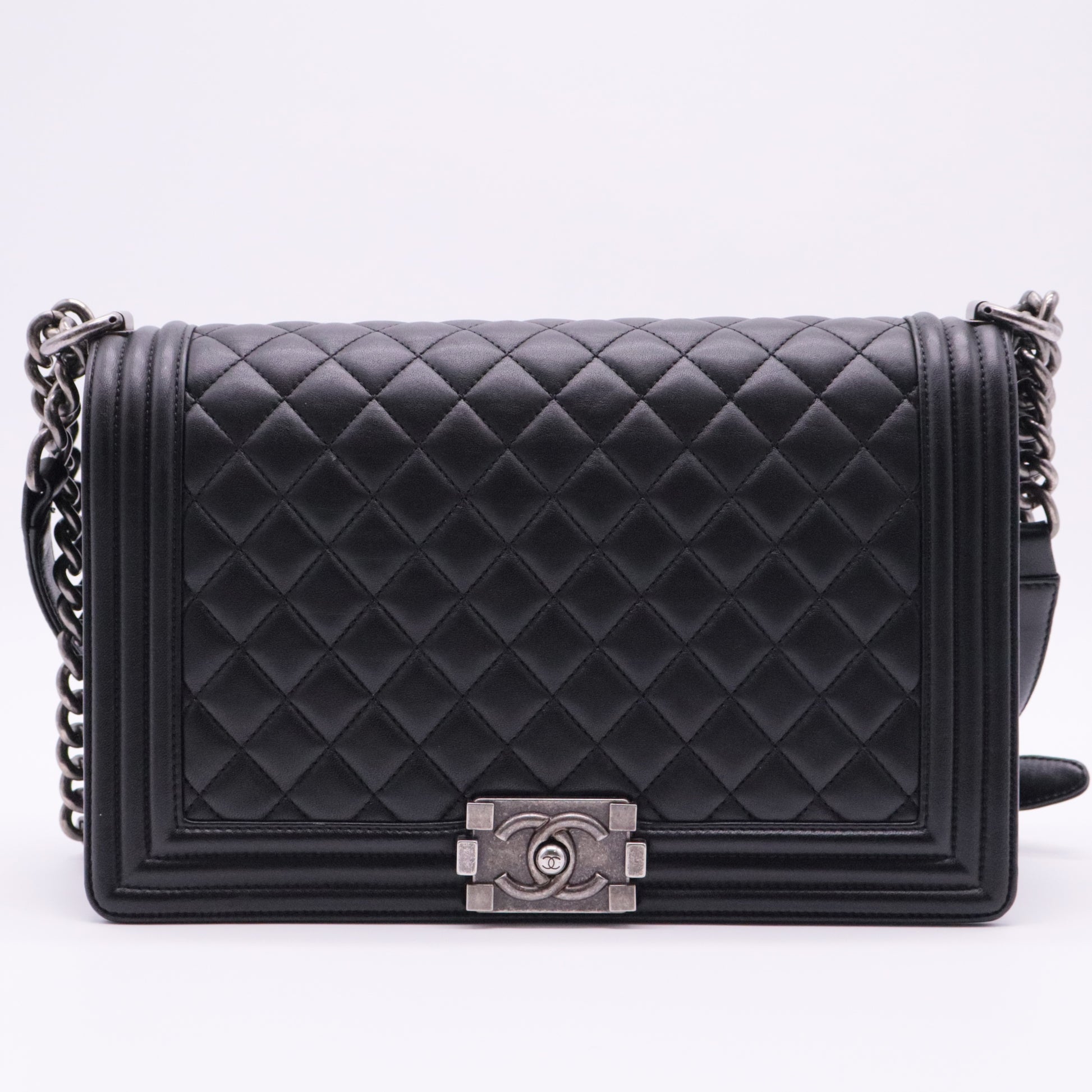 Boy Flap Bag Quilted Lambskin Medium