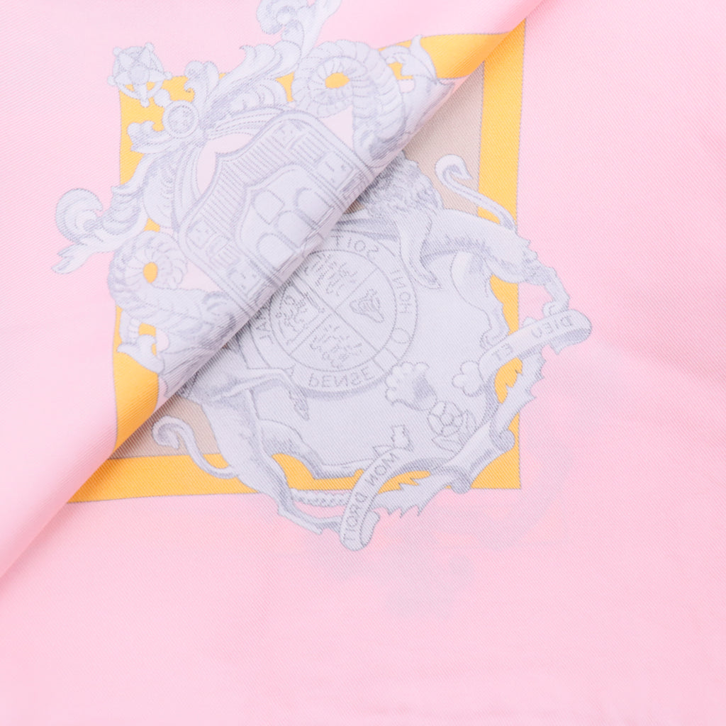 Hermès Face au Large Silk Scarf Twins