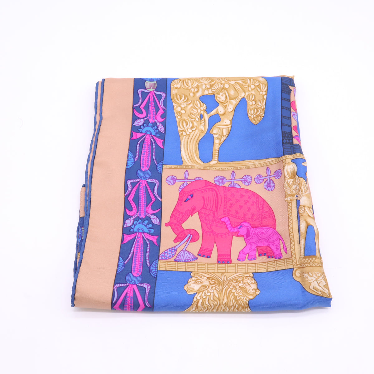 Hermes Torana Silk Scarf 90 Twins LDJ6088