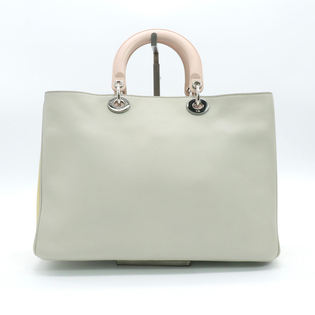 Diorissimo Tote Pebbled Leather Large Twins