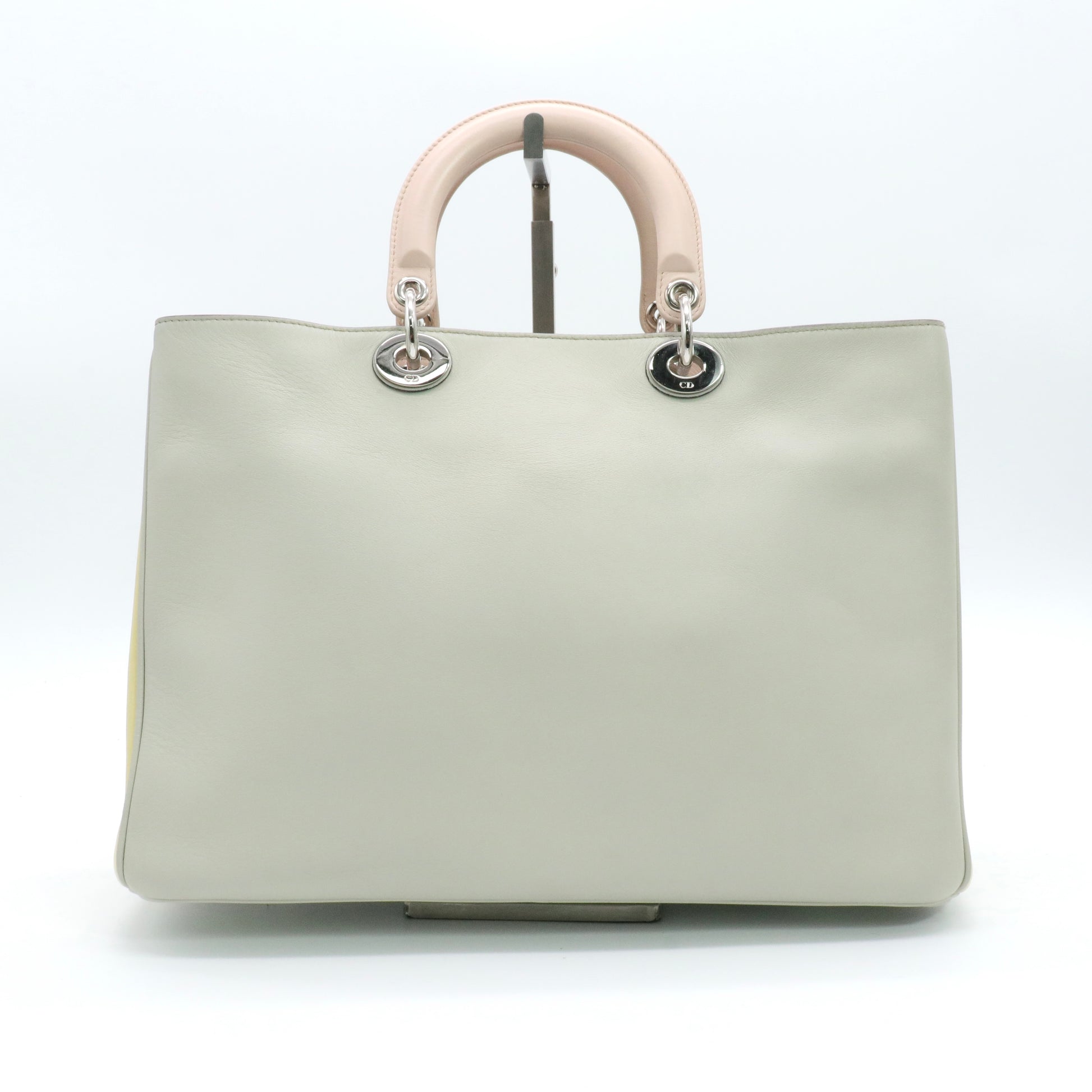 Diorissimo Tote Pebbled Leather Large Twins