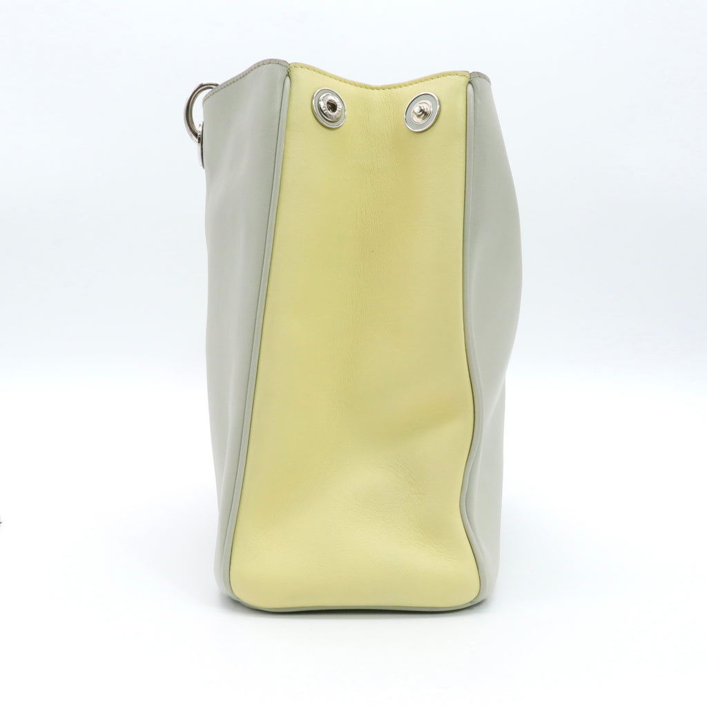 Diorissimo Tote Pebbled Leather Large Twins