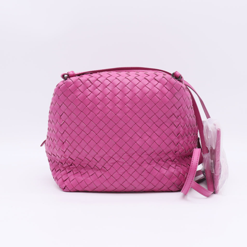 Bottega Veneta Nappa Intrecciato Cube Crossbody Bag B23503