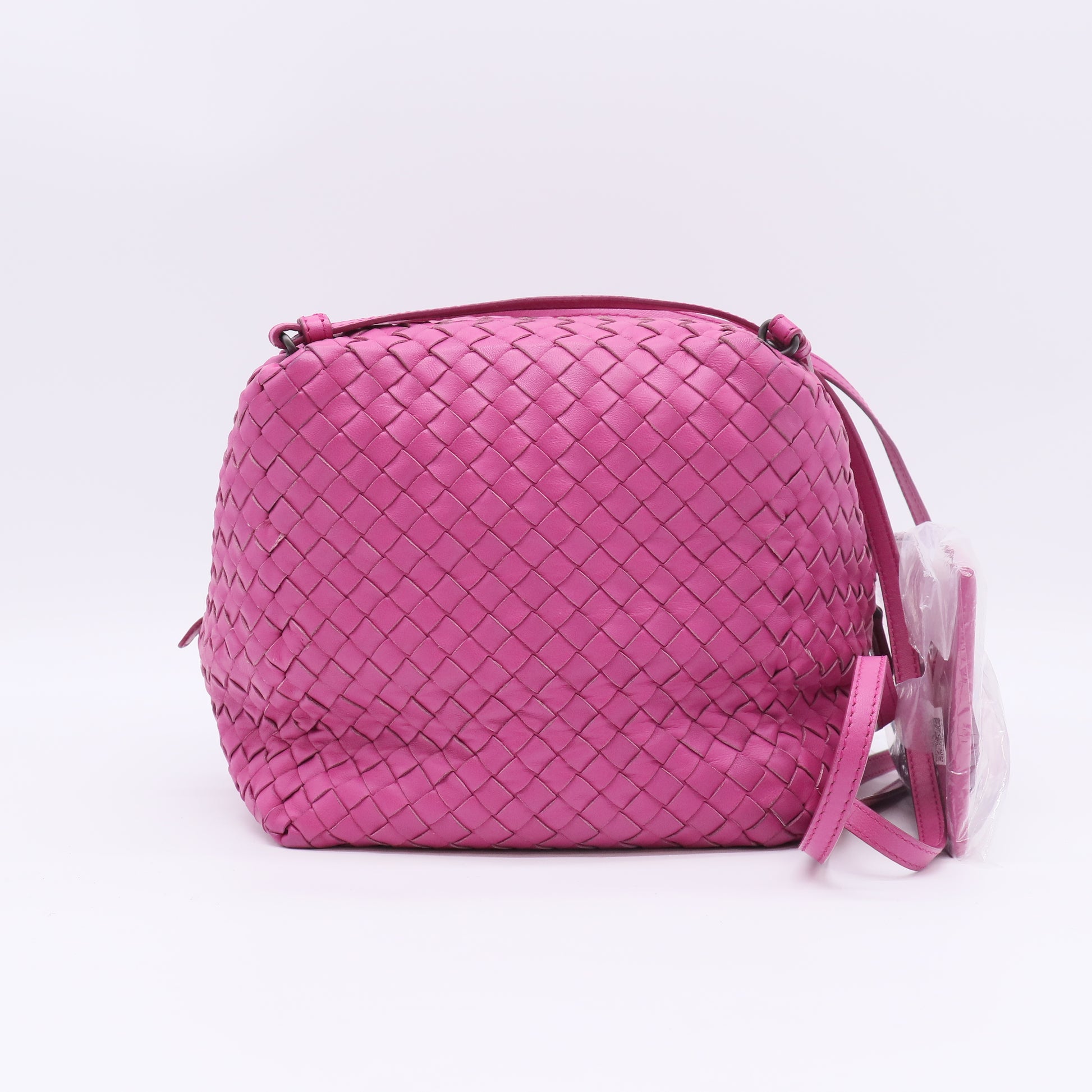 Bottega Veneta Nappa Intrecciato Cube Crossbody Bag B23503