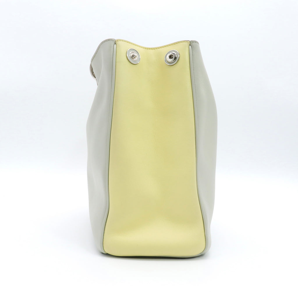 Diorissimo Tote Pebbled Leather Large Twins