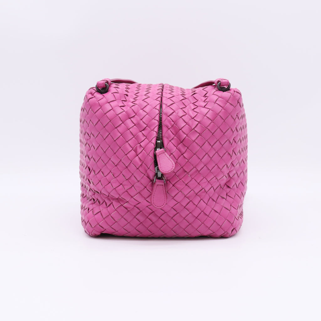 Bottega Veneta Nappa Intrecciato Cube Crossbody Bag B23503