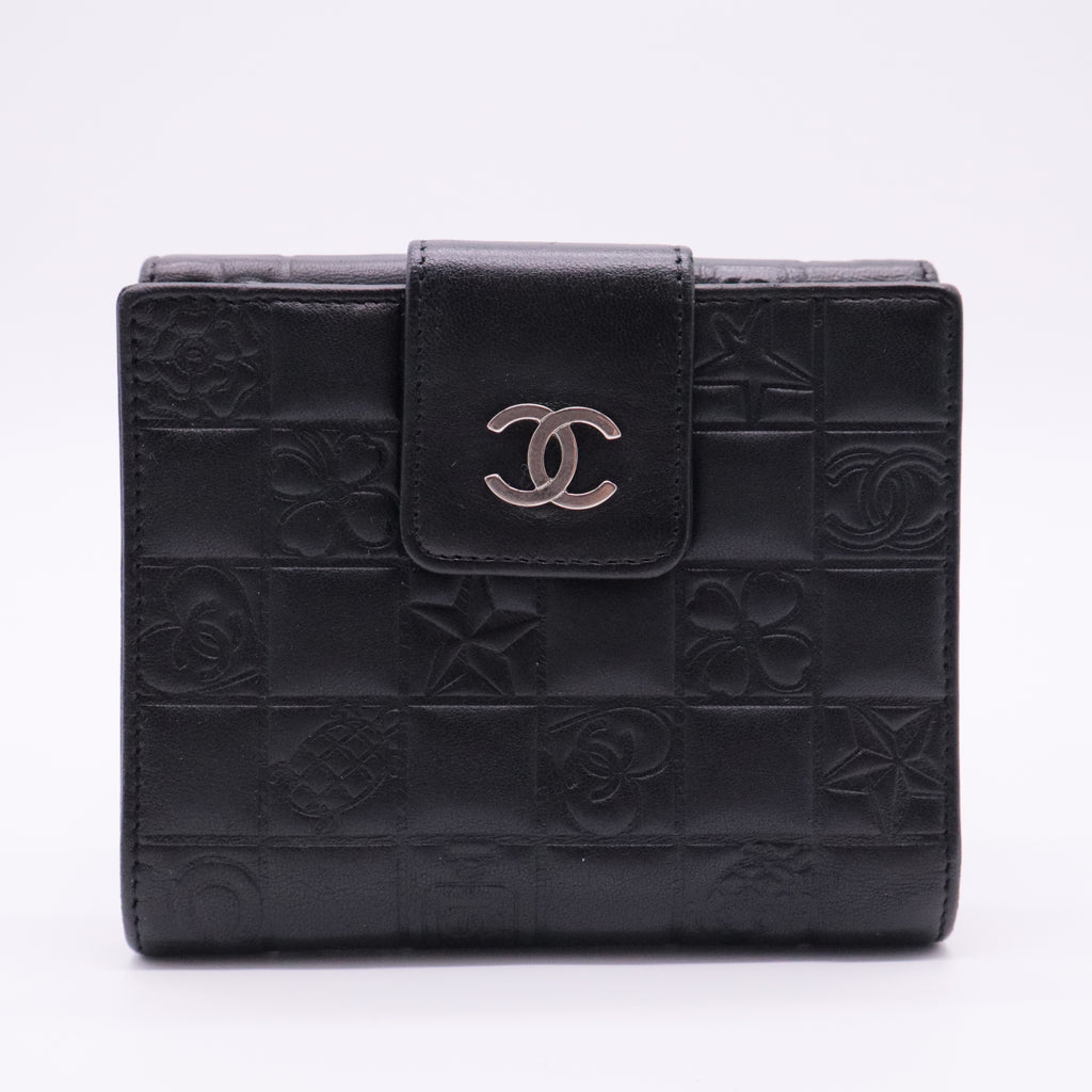 Bifold Old Icon Charm Series Leather Wallet