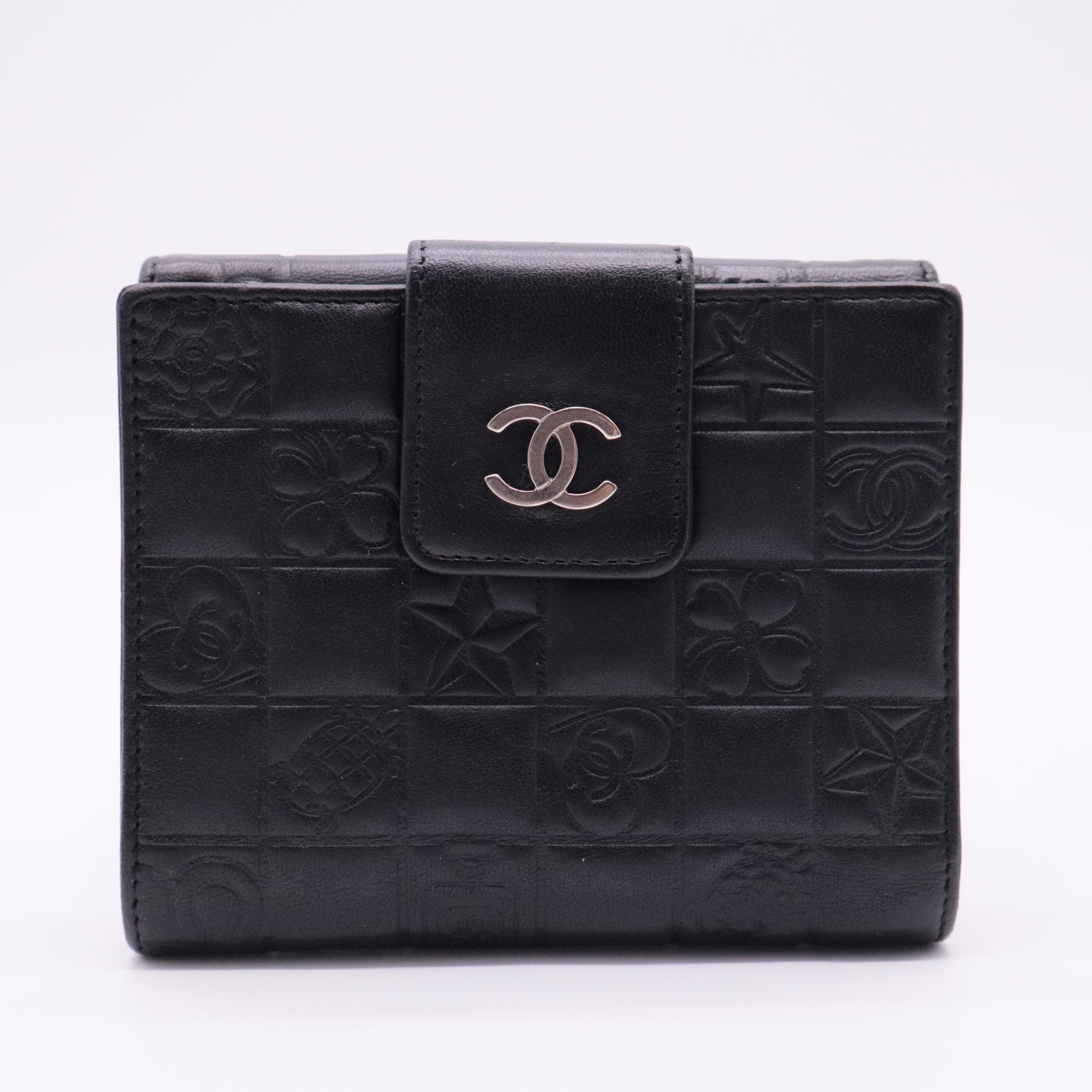 Bifold Old Icon Charm Series Leather Wallet