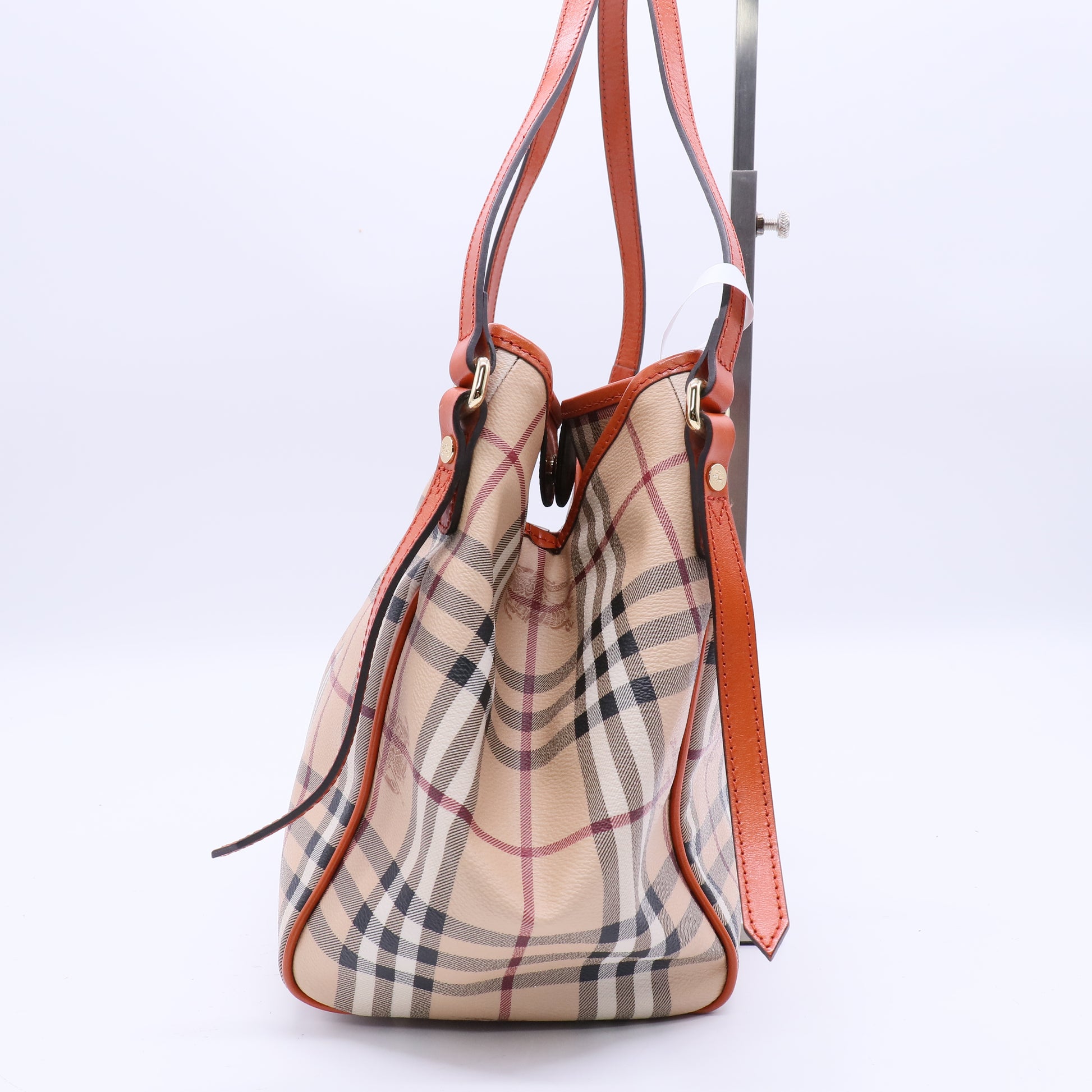 Burberry Canterbury Haymarket Tote Coated Canvas Twins B21233