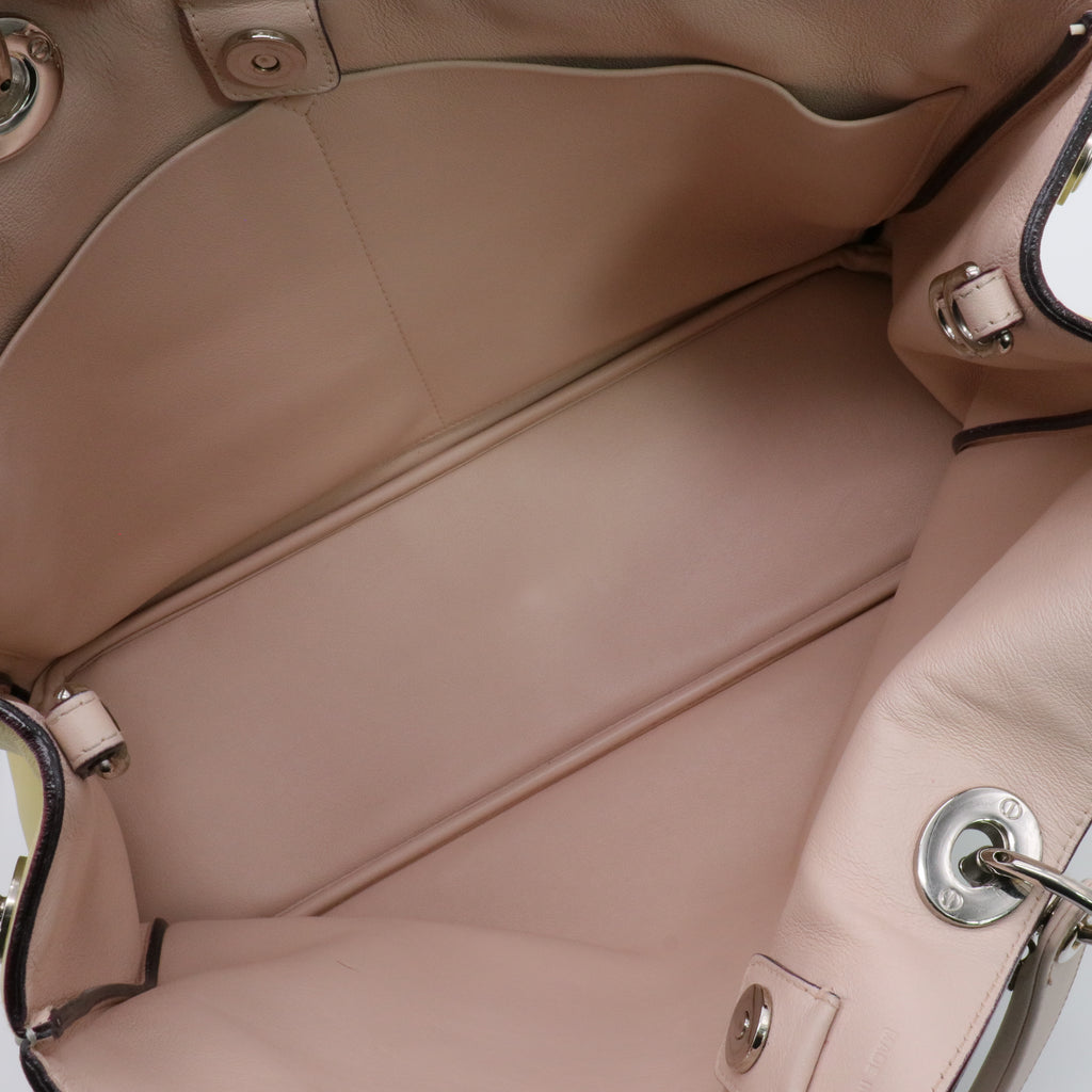 Diorissimo Tote Pebbled Leather Large Twins