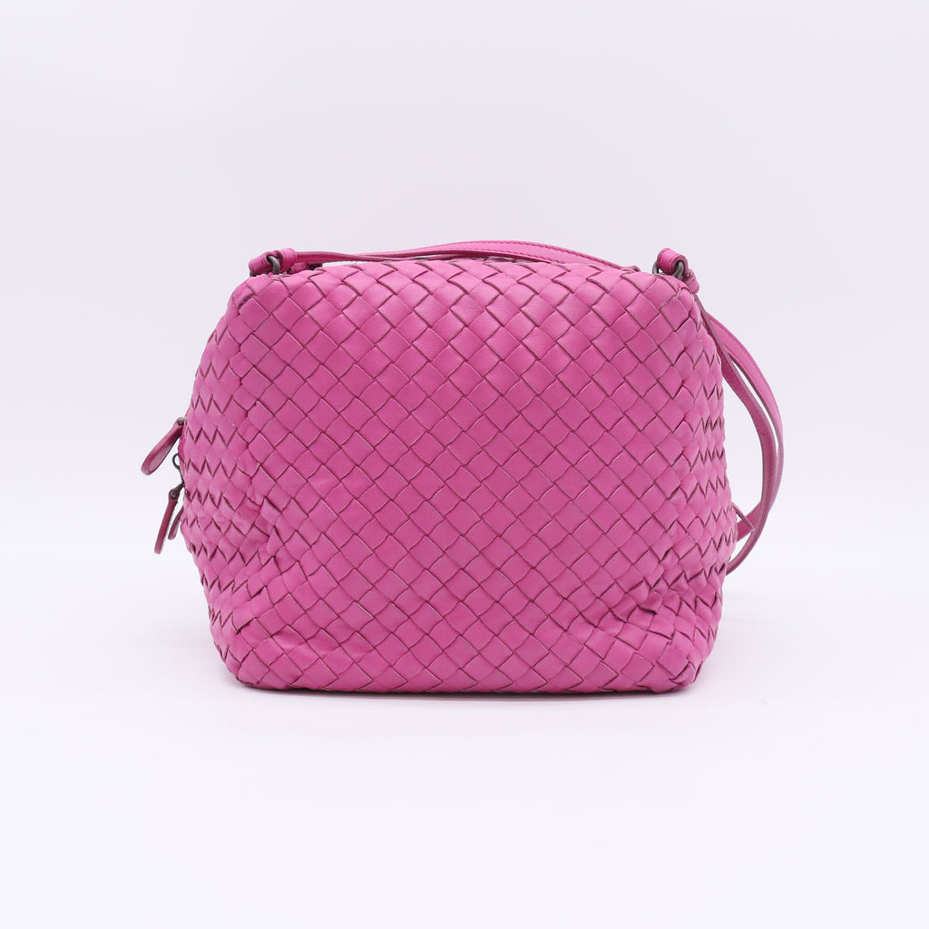 Bottega Veneta Nappa Intrecciato Cube Crossbody Bag B23503