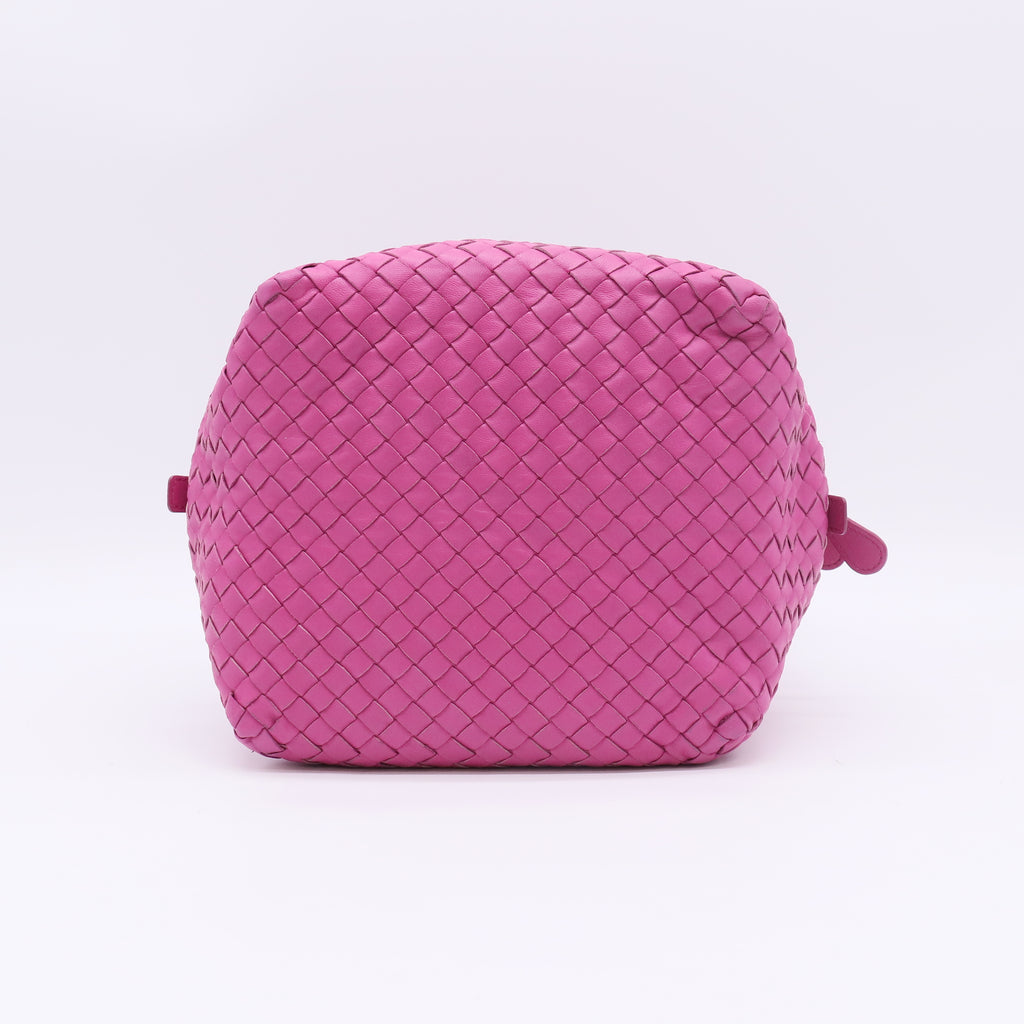 Bottega Veneta Nappa Intrecciato Cube Crossbody Bag B23503