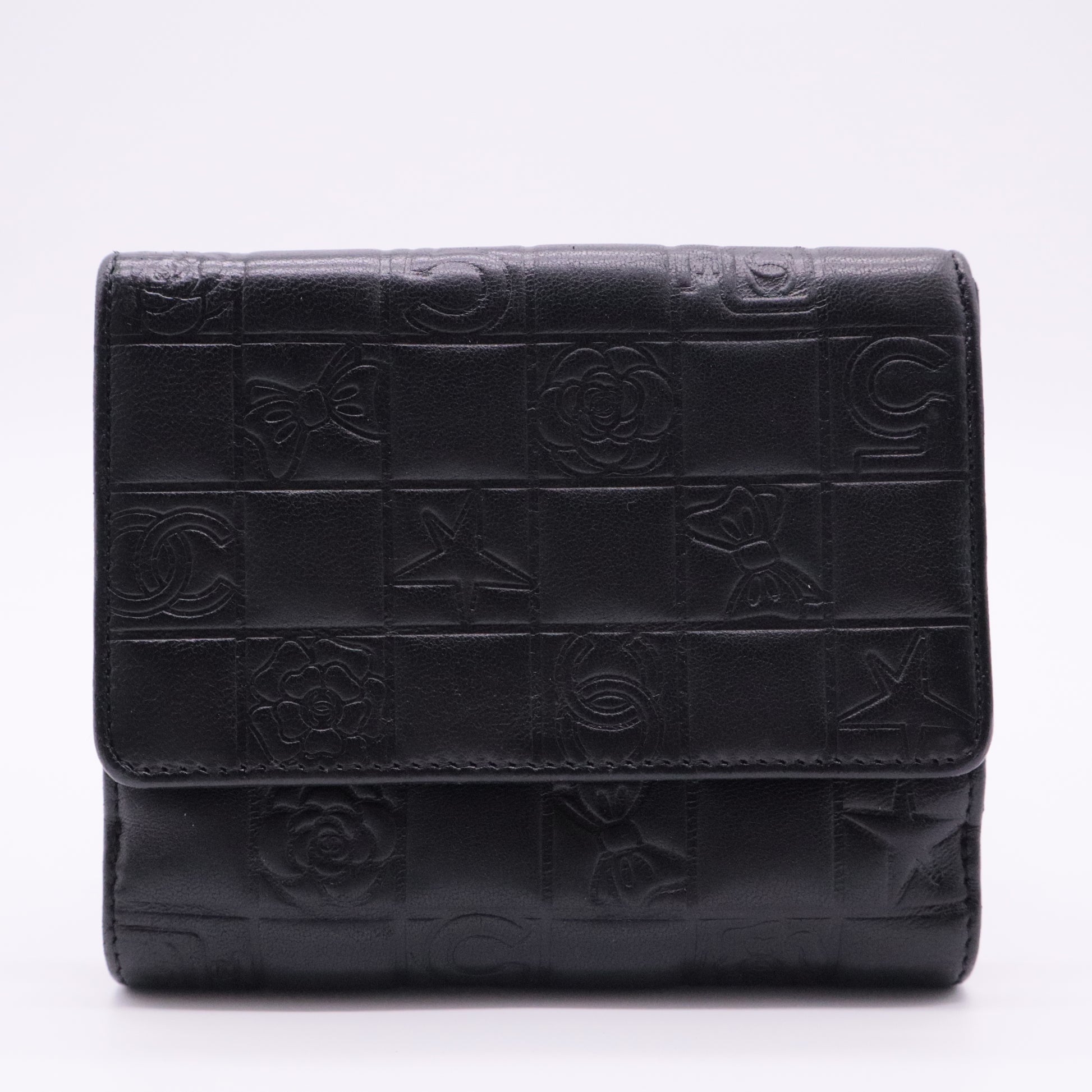 Bifold Old Icon Charm Series Leather Wallet