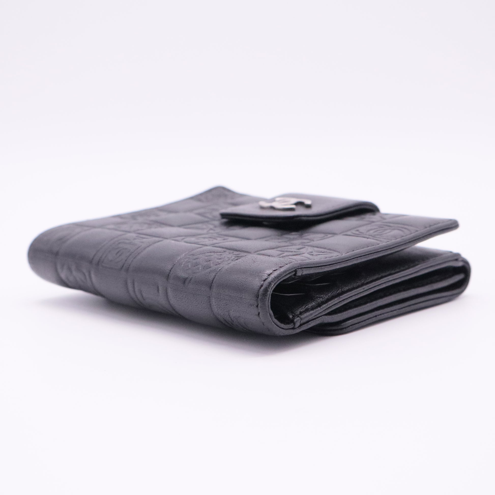 Bifold Old Icon Charm Series Leather Wallet