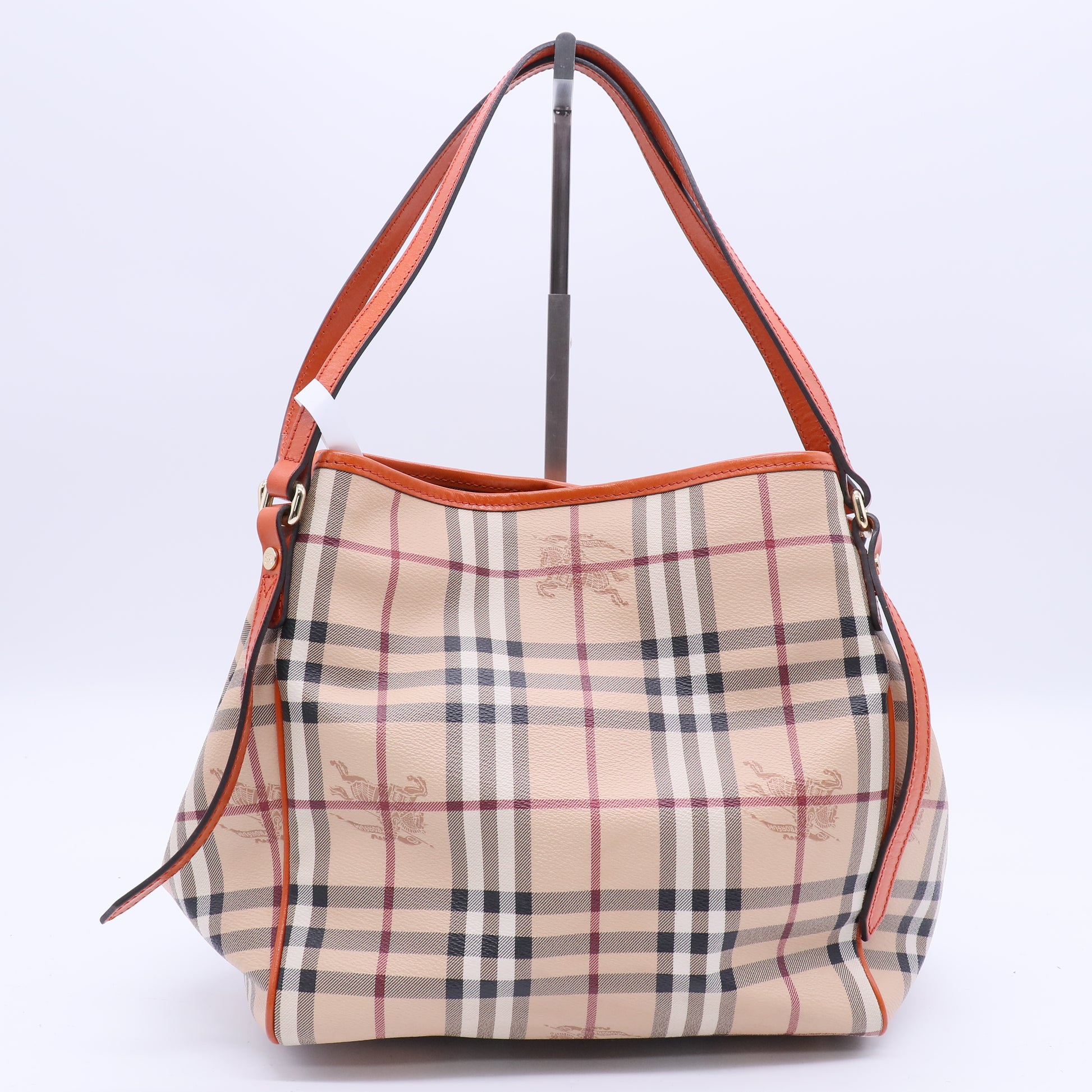 Burberry Canterbury Haymarket Tote Coated Canvas Twins B21233