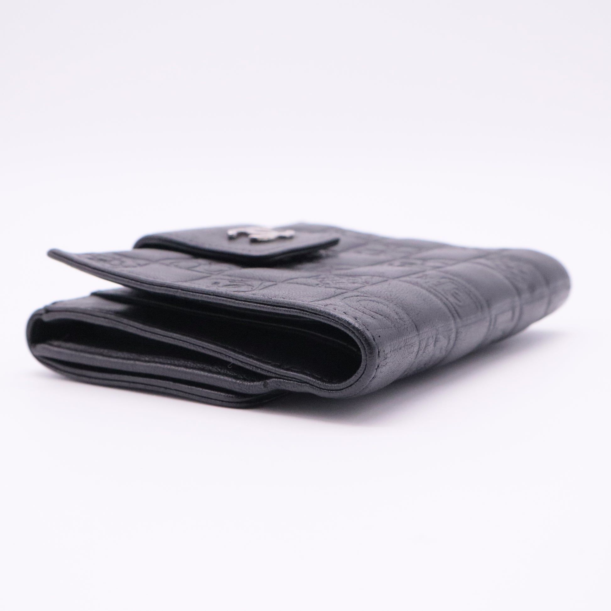 Bifold Old Icon Charm Series Leather Wallet