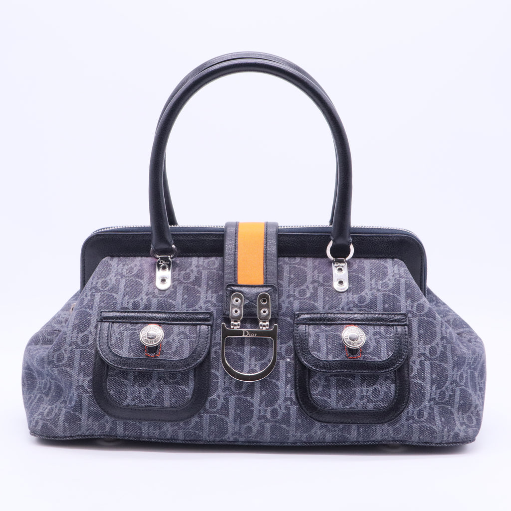 Monogram Flight Tote Brown Twins