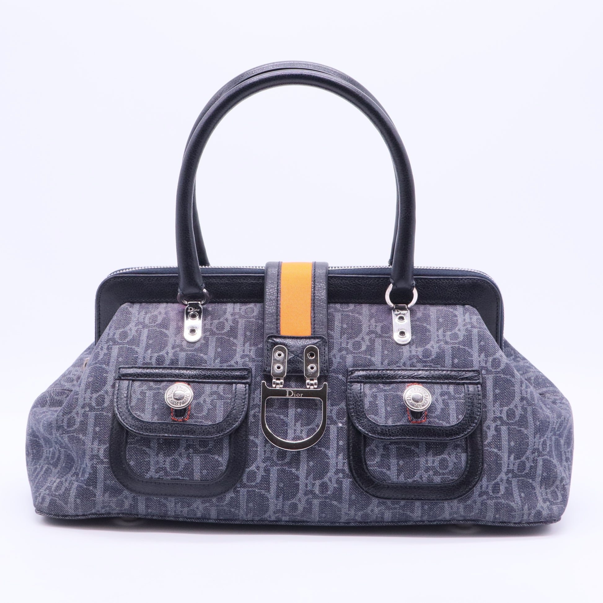 Monogram Flight Tote Brown Twins