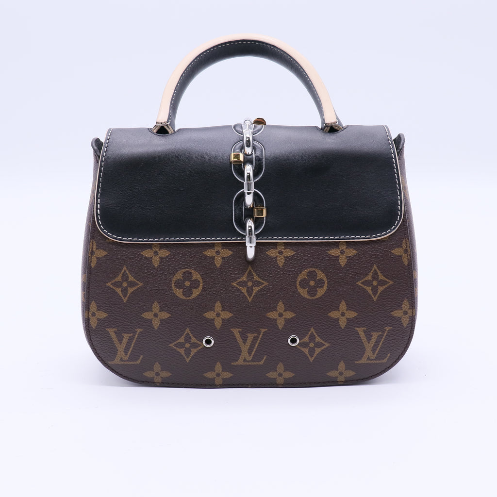 Chain It Handbag Monogram Canvas with Leather PM B20601