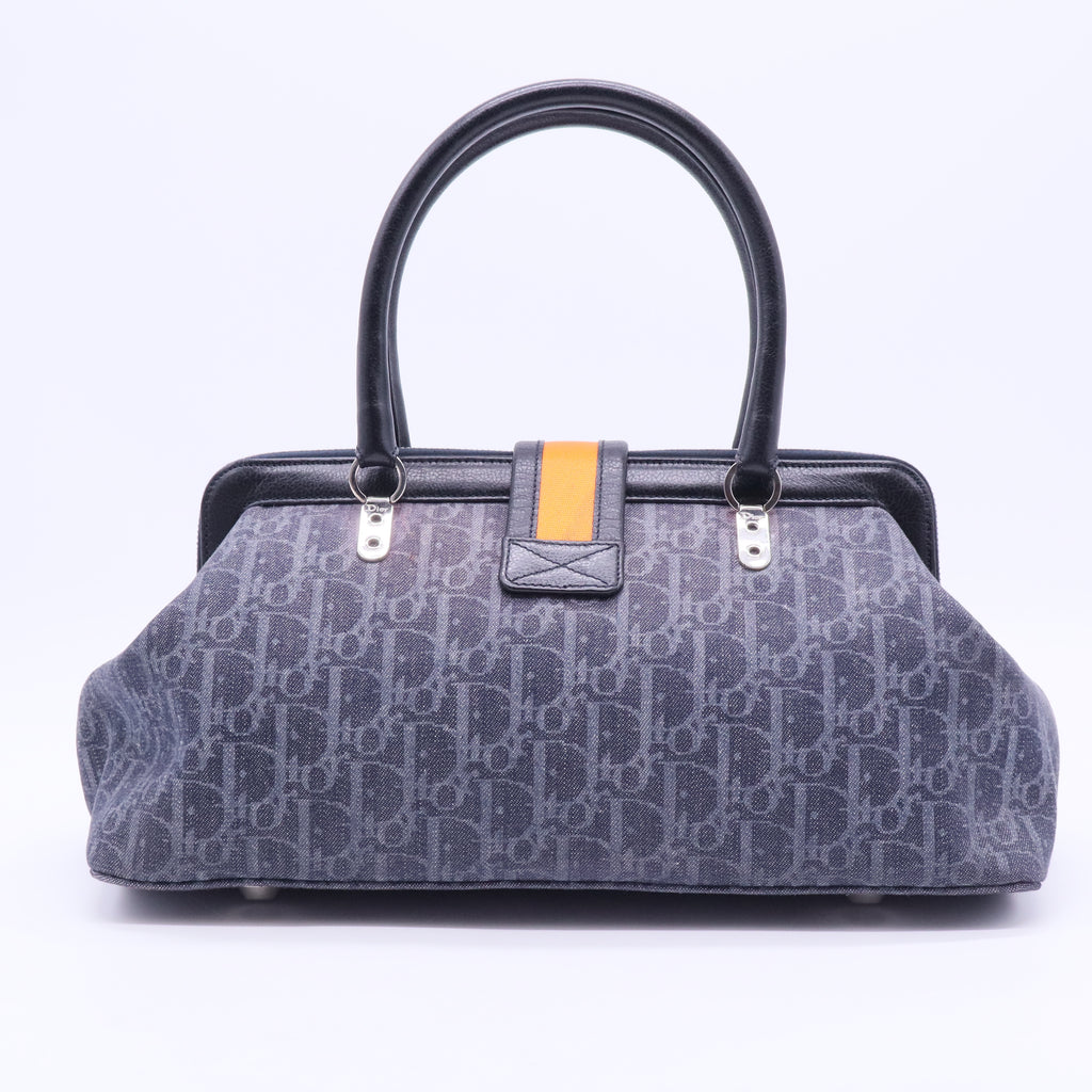 Monogram Flight Tote Brown Twins