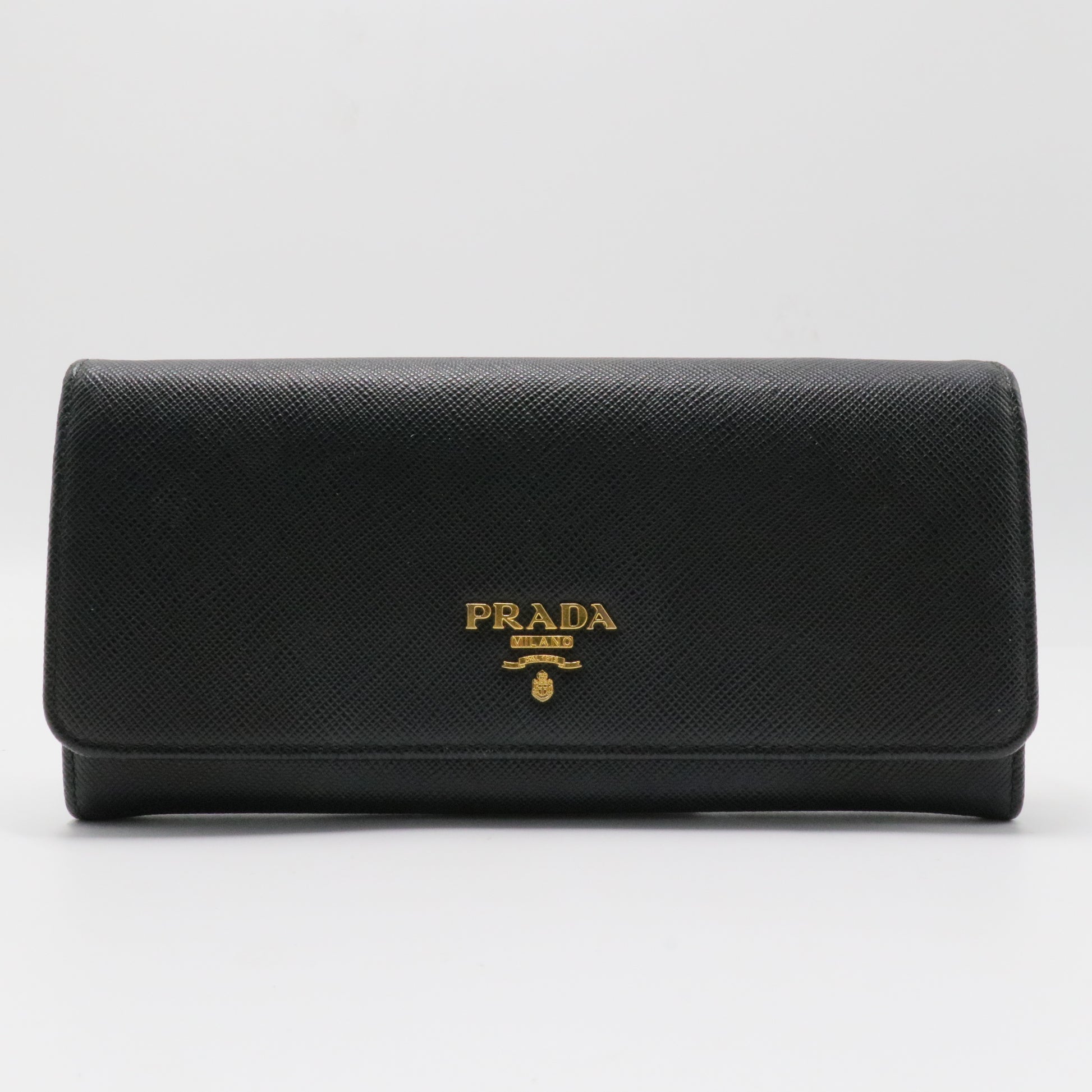 Flap Wallet Saffiano Leather Long