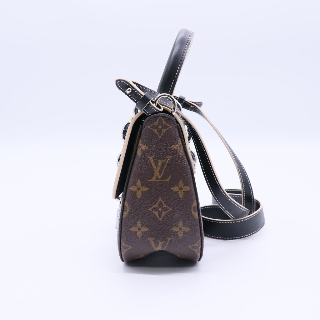Chain It Handbag Monogram Canvas with Leather PM B20601