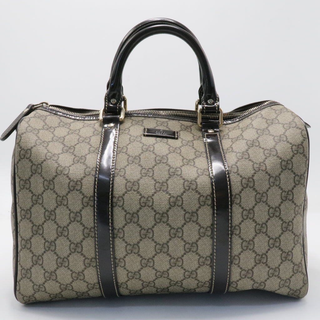 Joy Boston Bag GG Coated Canvas Medium