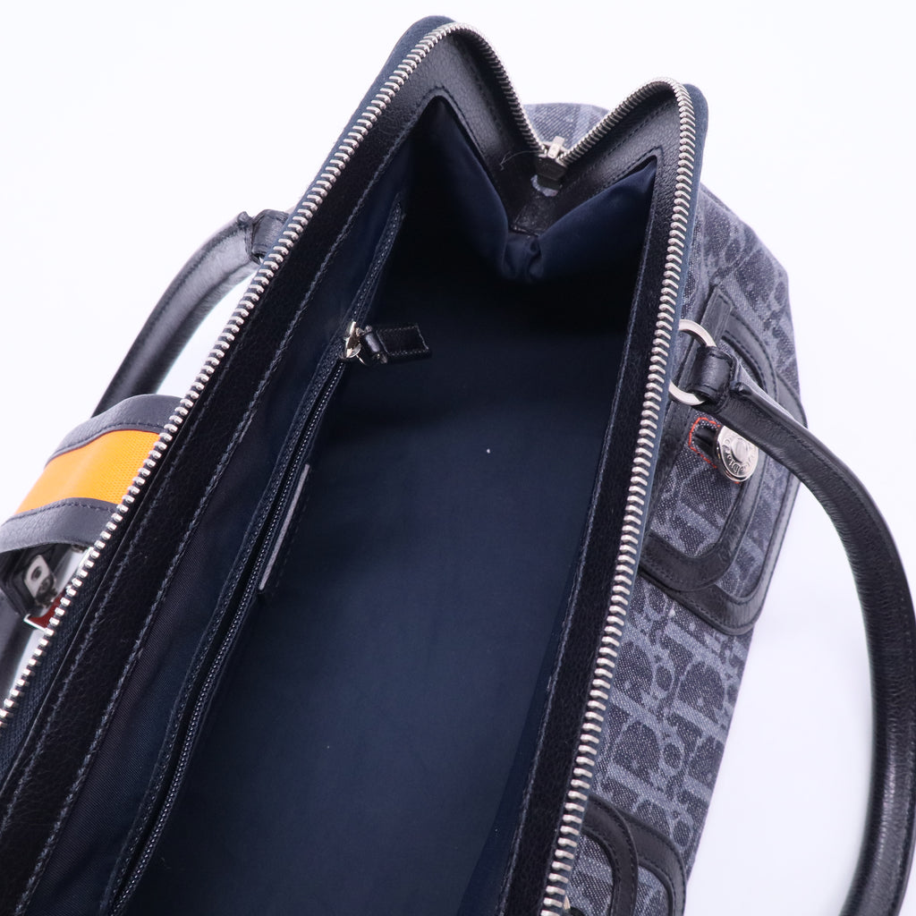 Monogram Flight Tote Brown Twins