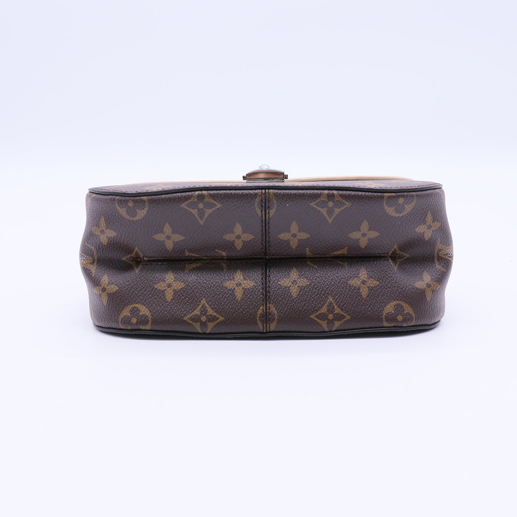 Chain It Handbag Monogram Canvas with Leather PM B20601