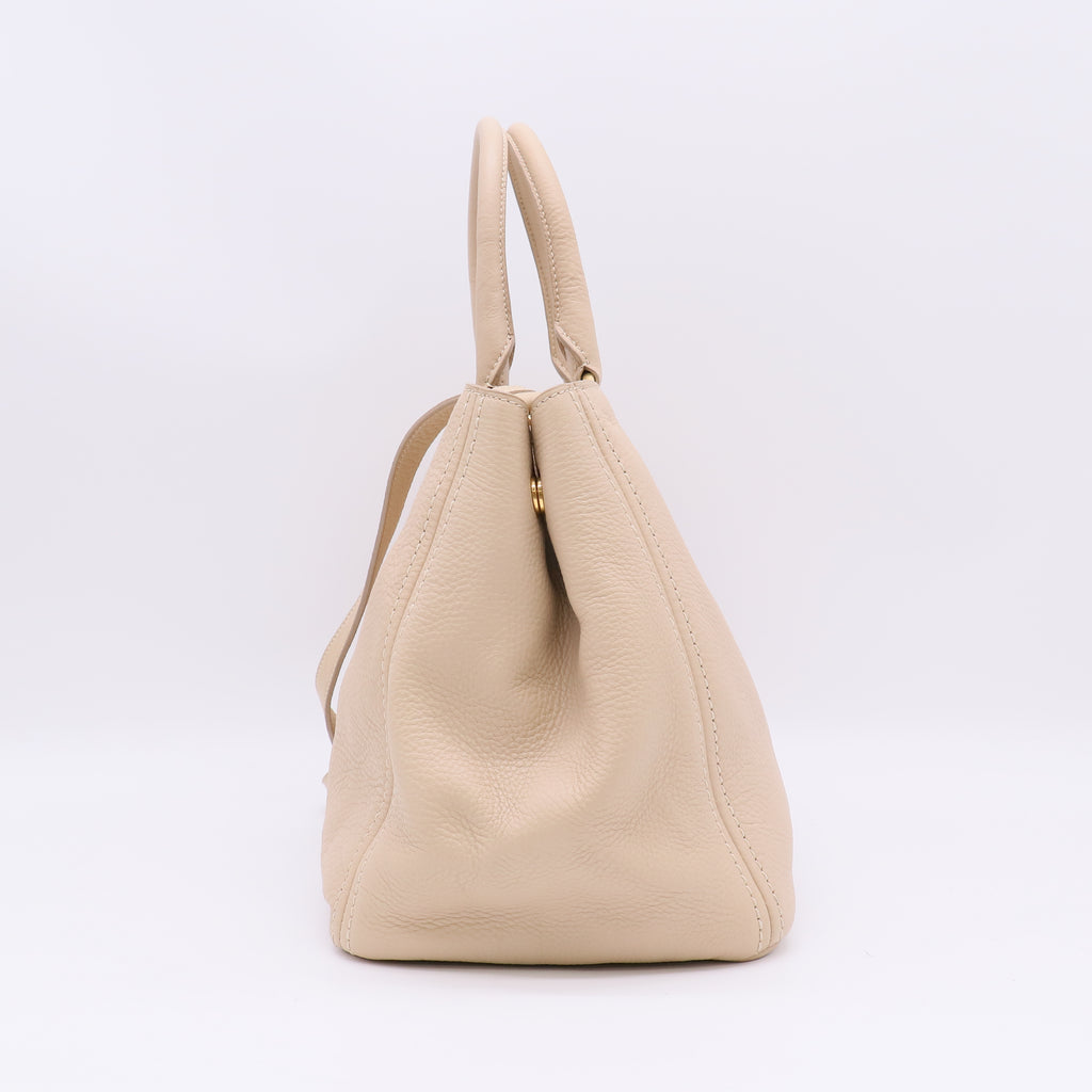 Prada Vitello Daino Shopping Tote Bag B23565